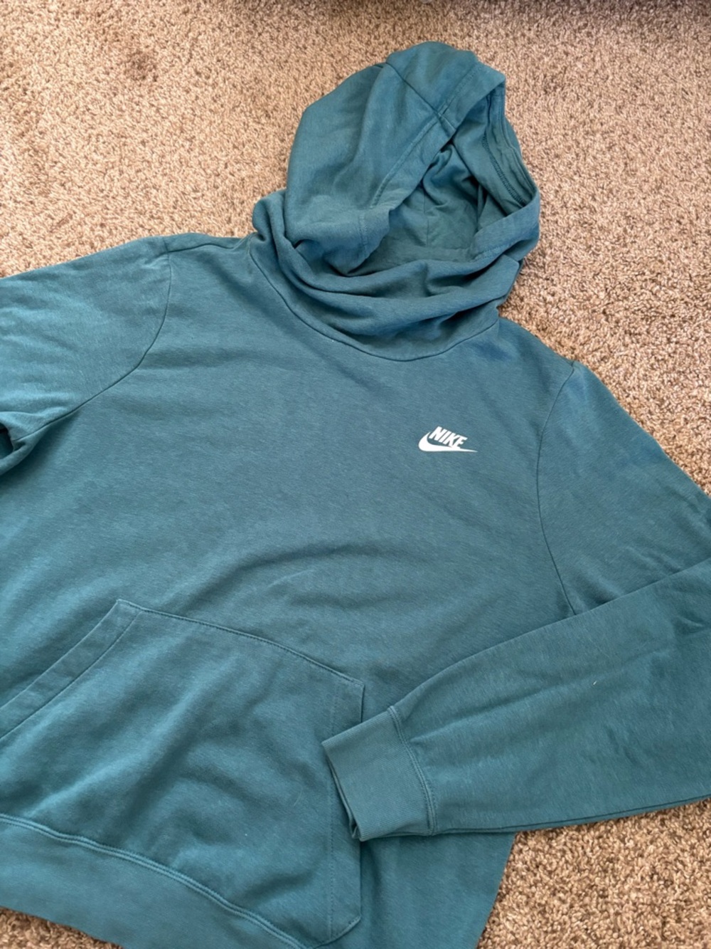 Nike Teal Pullover Hoodie - women's Casual Sweatshirt